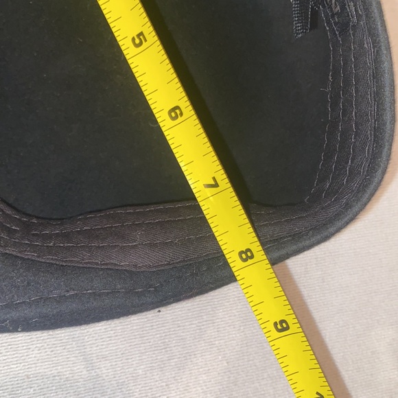 Stetson men’s black wool flat cap size medium - Picture 7 of 8